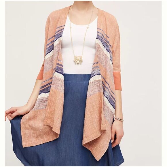 Anthropologie elevenses Shoreline Kimono small - Picture 1 of 9